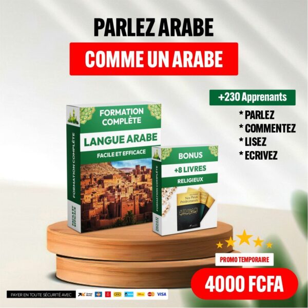 PACK DE FORMATION POUR MAITRISER L'ARABE COMME UN PRO